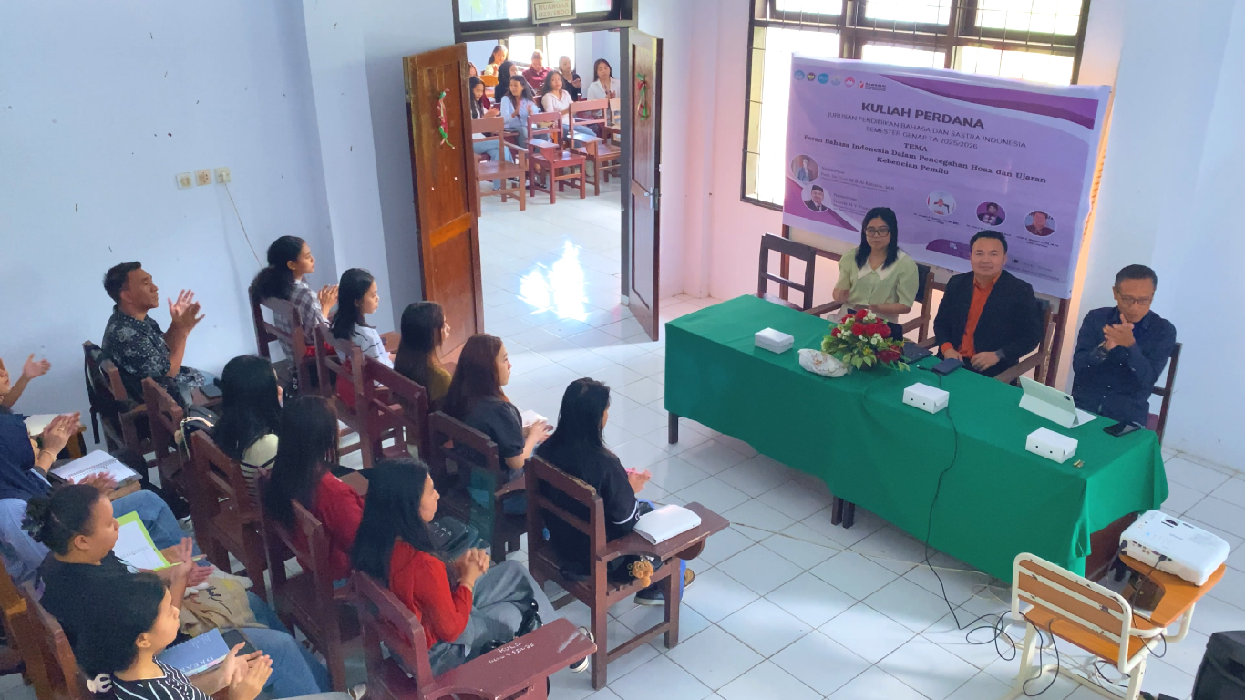 JPBSI Unima Gelar Kuliah Perdana Semester Genap: Soroti Etika Berbahasa dan Hoaks